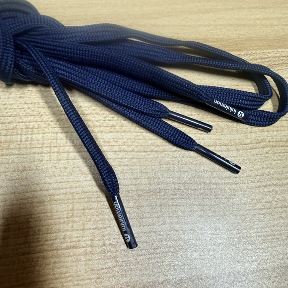 lululemon athletica Other - Shoelaces‎ LULULEMON 54 inches (137cm) Heavy Duty Flat Navy Shoelaces